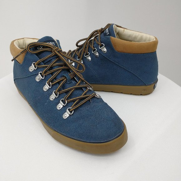 Sperry Other - Sperry Top Sider Mens 11.5 High Top Canvas Lace Up